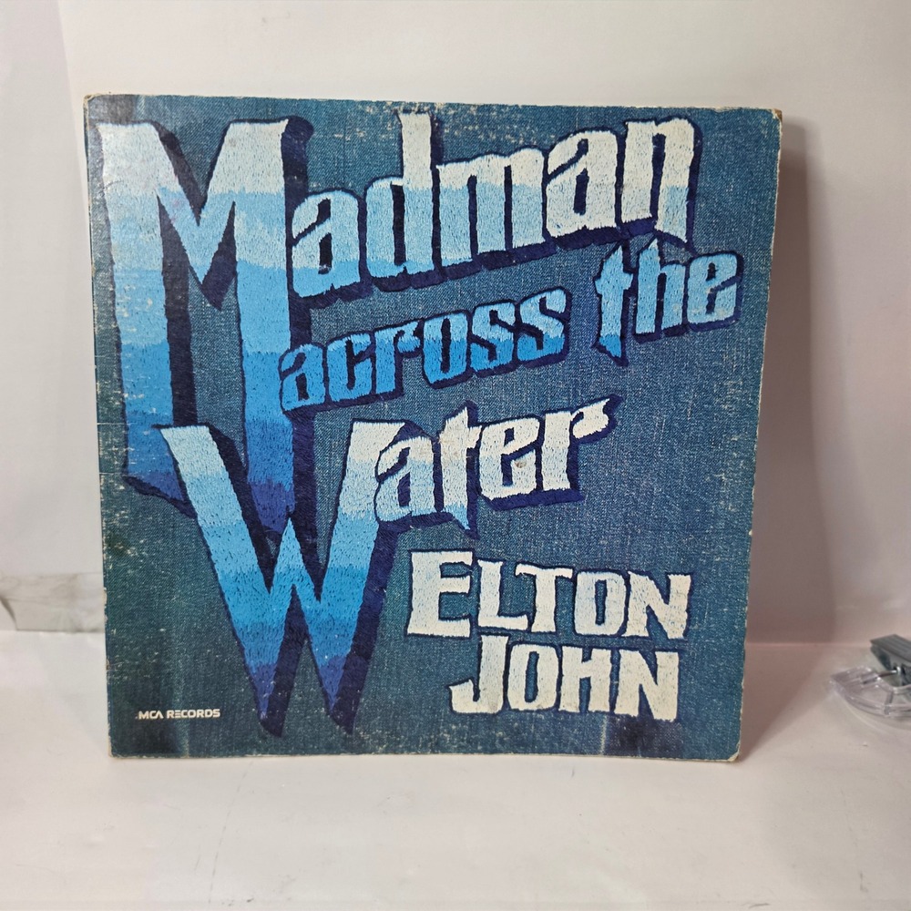 Elton John Madman Across The Water Vinyl LP MCA-2016 Gatefold Vintage Rock Album